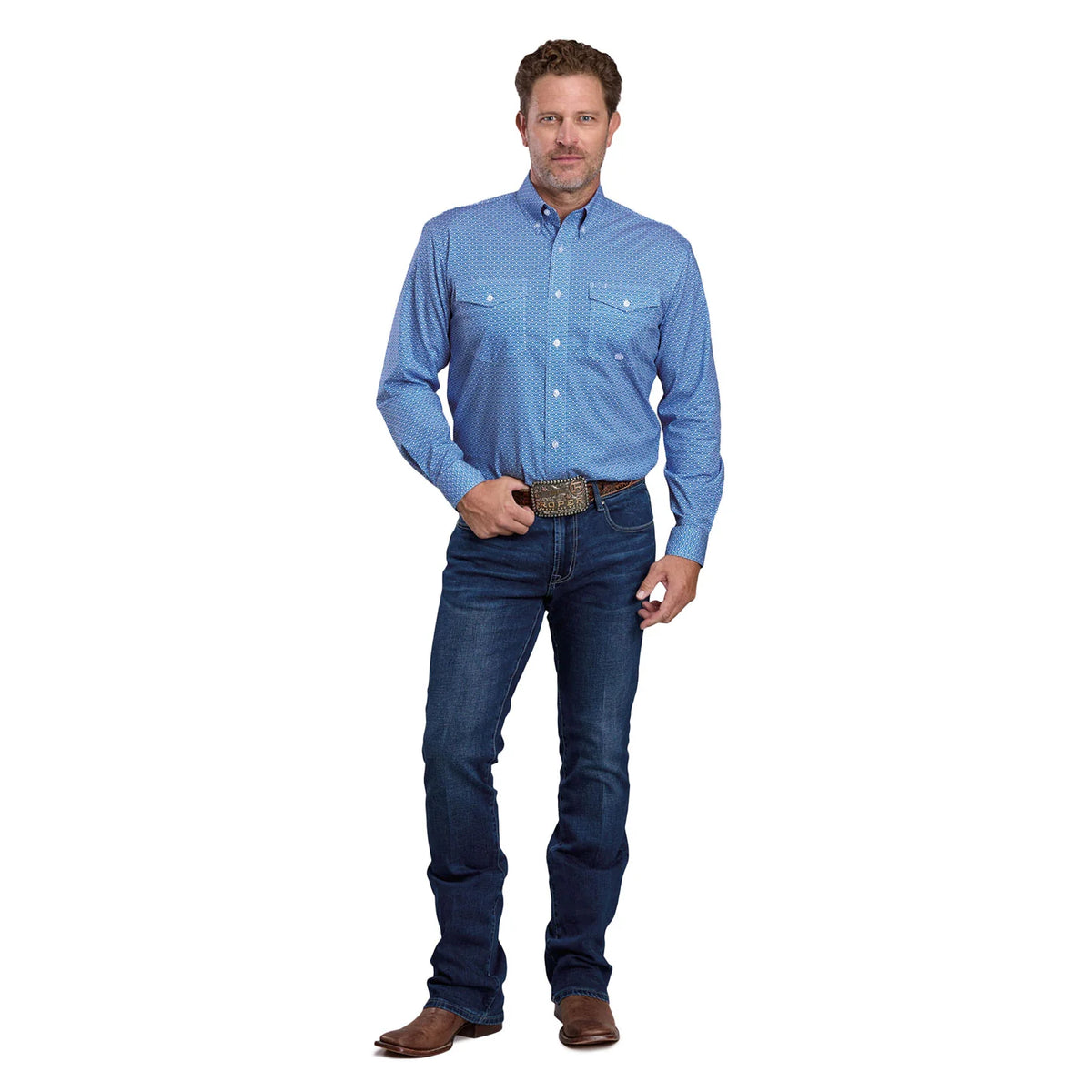 Roper Mens Amarillo Collection L/S Shirt