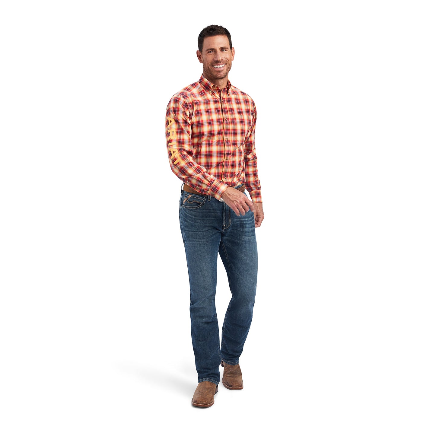 Ariat Mens Pro Series Nayel Stretch Fitted L/S Shirt
