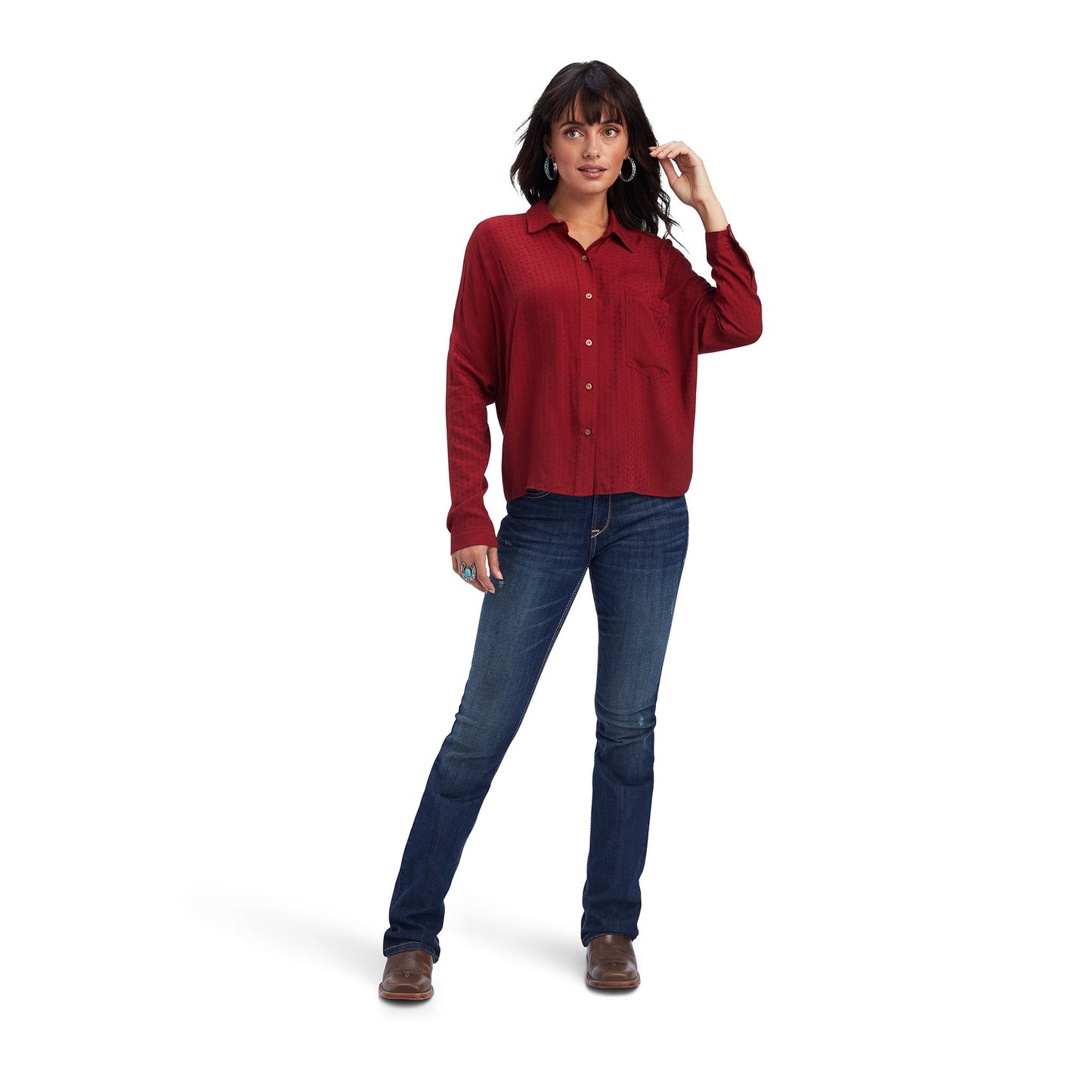Ariat Womens Valley Of Fire L/S Shirt