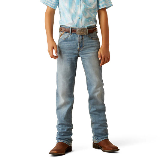 Ariat Boys B4 Otis Relaxed Fit Boot Cut Jeans