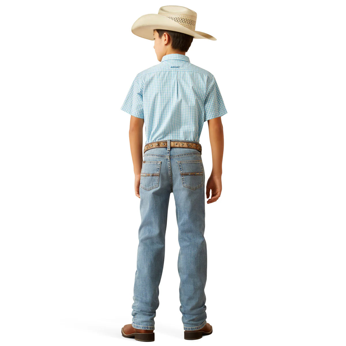 Ariat Boys B4 Otis Relaxed Fit Boot Cut Jeans