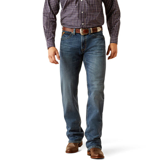 Ariat Mens Andrew M4 Relaxed Fit Boot Cut 34 Leg Jeans