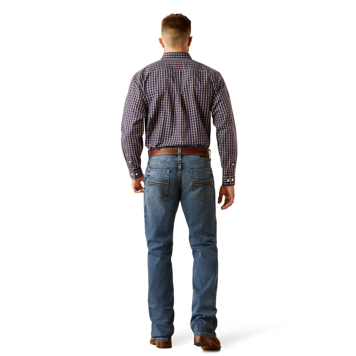 Ariat Mens Andrew M4 Relaxed Fit Boot Cut 34 Leg Jeans