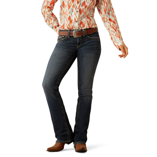 Ariat Womens Lila Mid Rise Boot Cut Regular Leg Jeans