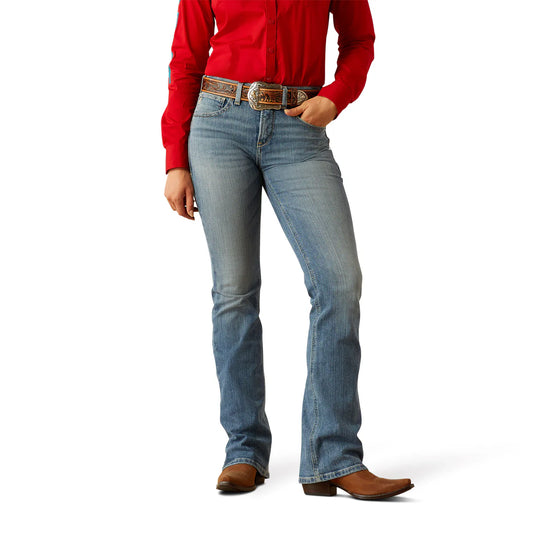 Ariat Womens Cecilia High Rise Boot Cut Long Leg Jeans