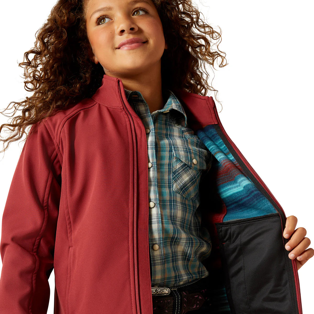Ariat Girls Logo Softshell Jacket