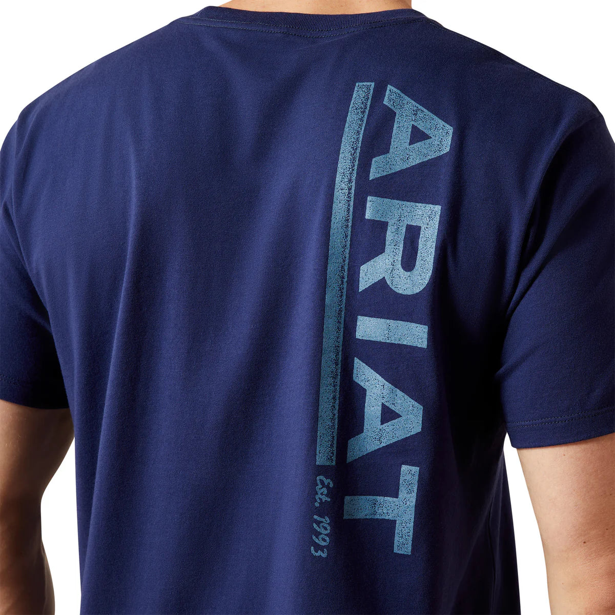 Ariat Mens New Vertical Logo S/S Tee