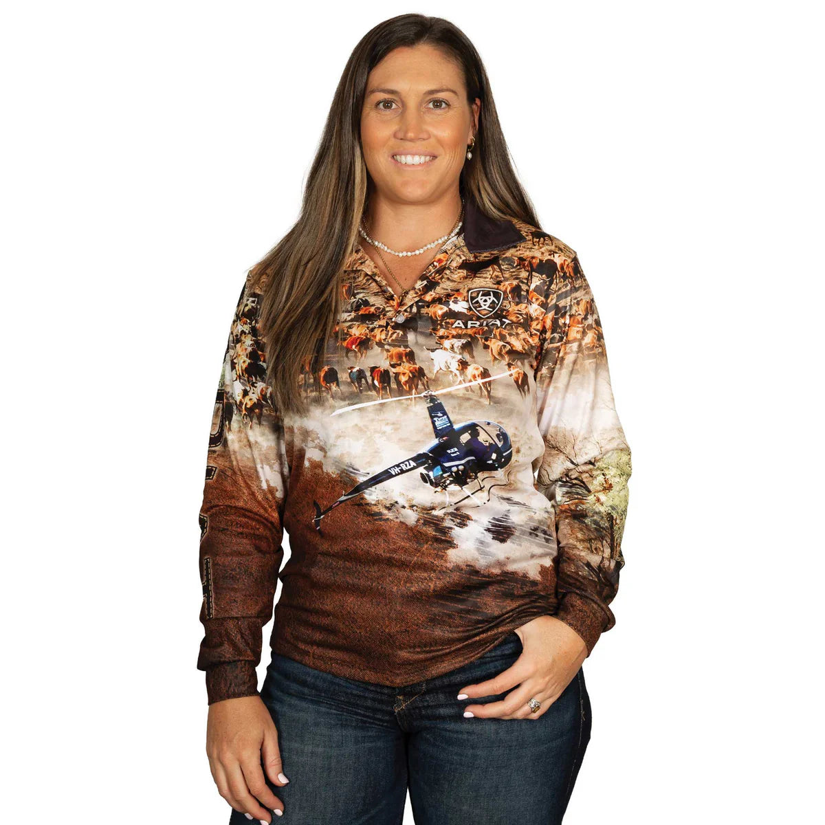 Ariat Unisex Fishing Shirt Helimustering