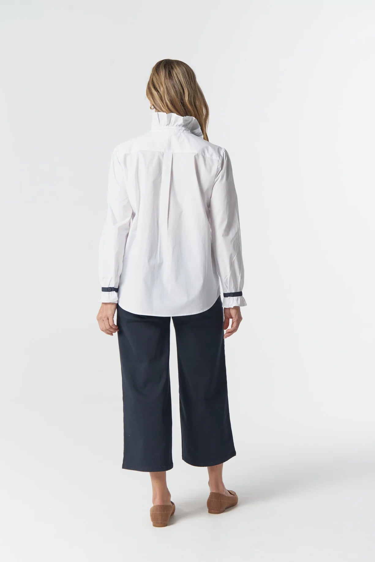 Goondiwindi Cotton Womens Sky Frill Shirt