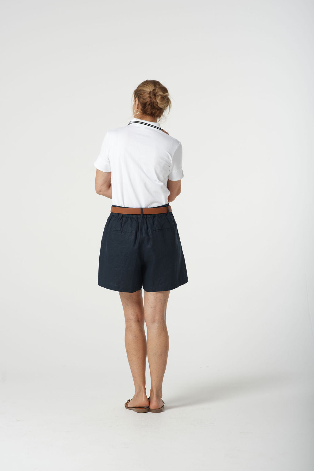 Goondiwindi Cotton Womens Front Pleat Shorts