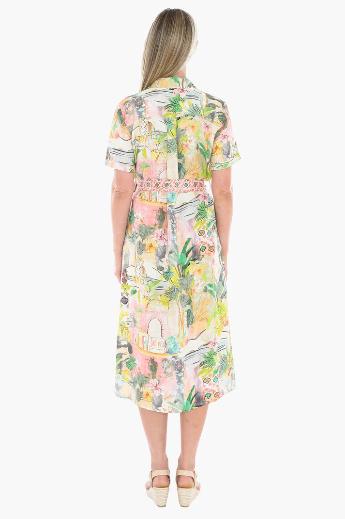 Jump Womens Tiger Island Tie Dress