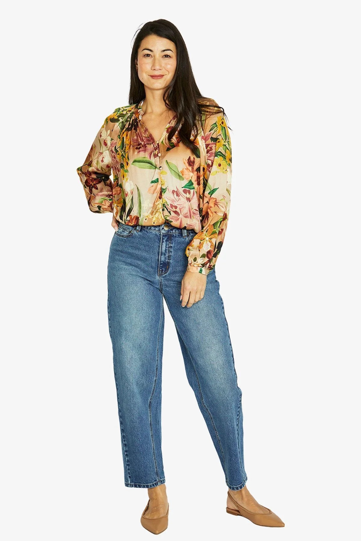 Jump Womens Spiced Orchids Top