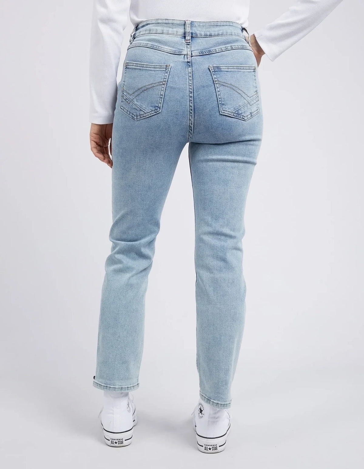 Elm Womens Ada Straight Leg Jeans