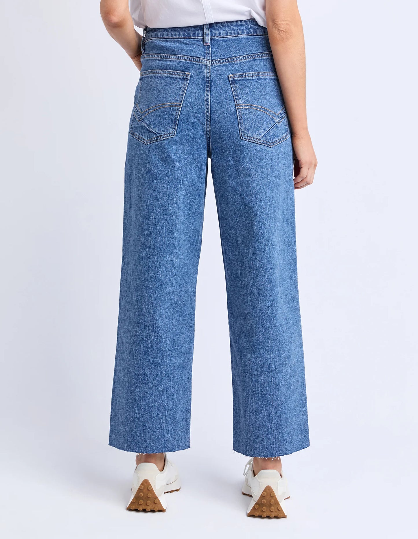 Elm Womens Sylvie Wide Leg Jeans