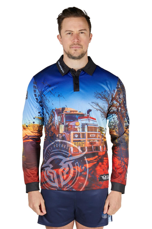 Bullzye Mens Roadtrain L/S Fishing Shirt