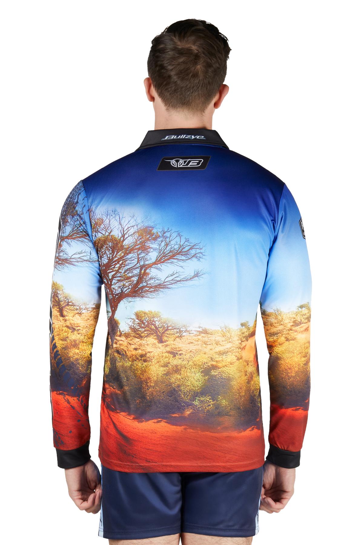 Bullzye Mens Roadtrain L/S Fishing Shirt