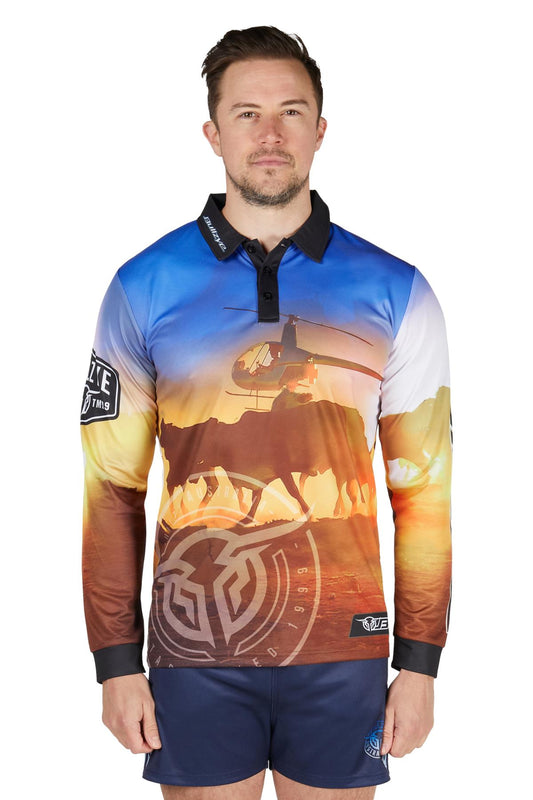 Bullzye Mens Outback LS Fishing Shirt