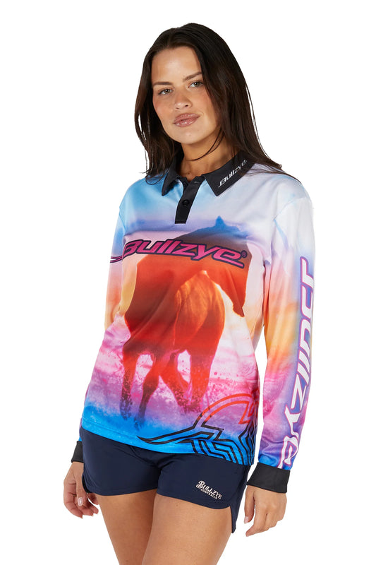 Bullzye Womens Gallop LS Fishing Shirt