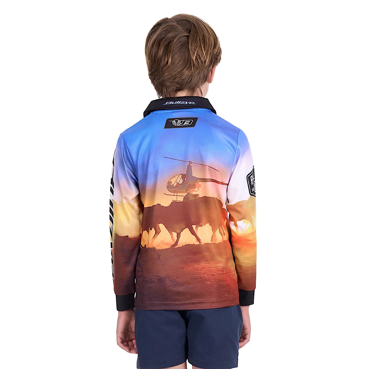 Bullzye Boys Outback L/S Fishing Shirt