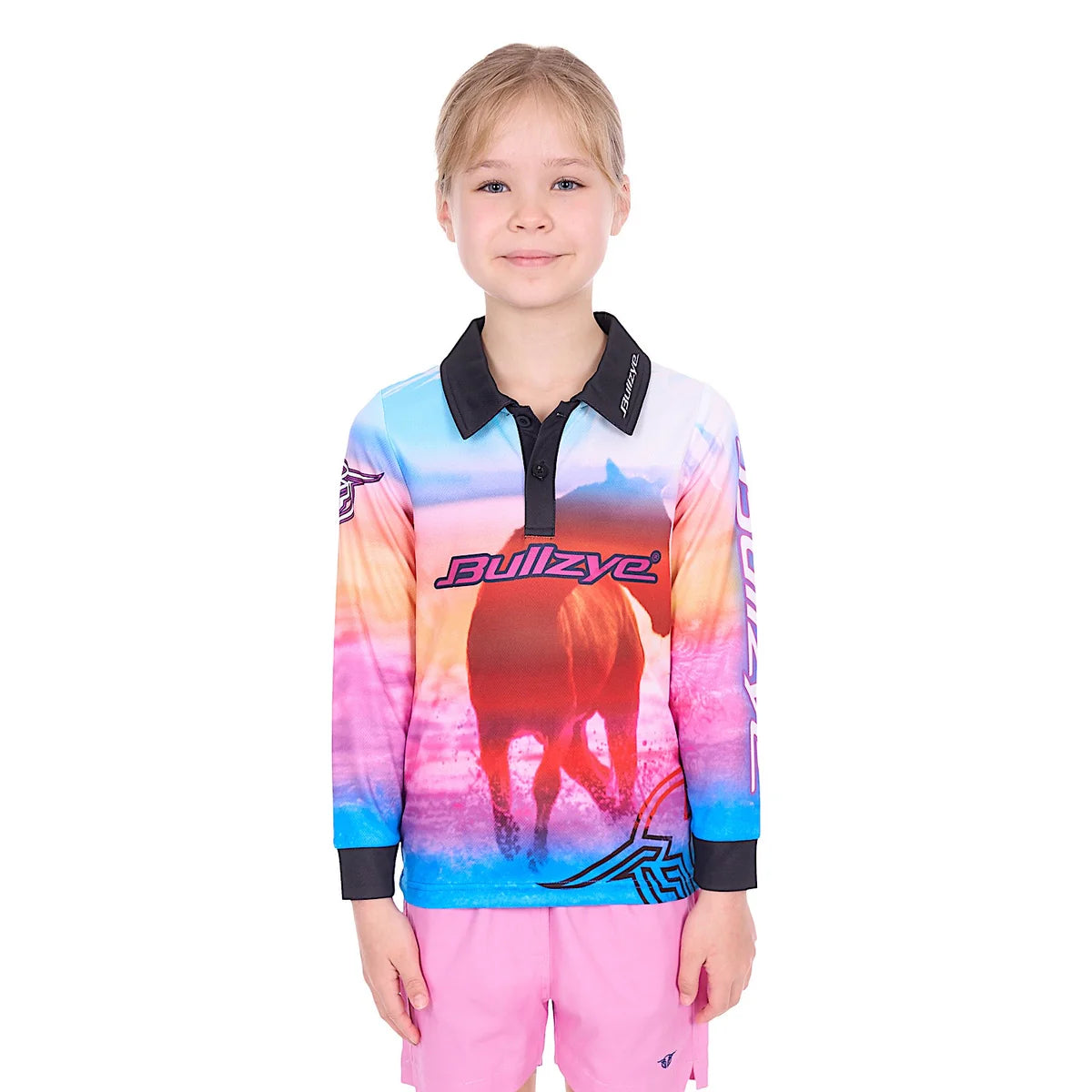 Bullzye Girls Gallop L/S Fishing Shirt