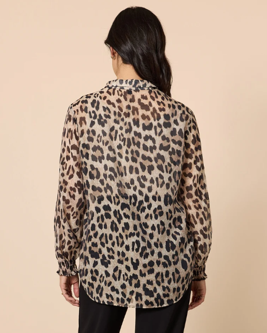 Gordon Smith Womens Cheetah Print Shirt