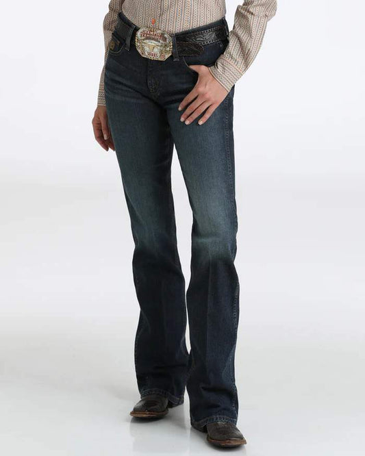 Cinch Womens Moderate Rise Slim Classic Boot Cut Jean Long Leg