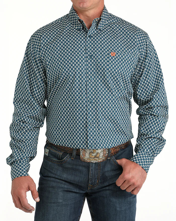 Cinch Mens Button Through Western L/S Shirt