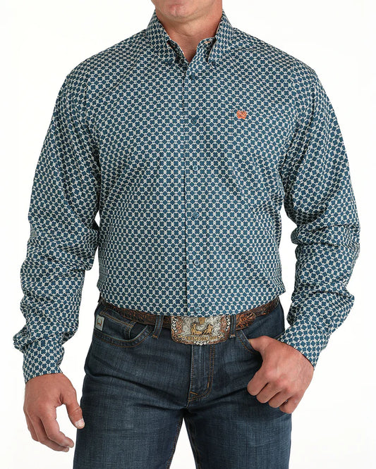 Cinch Mens Button Through Western L/S Shirt