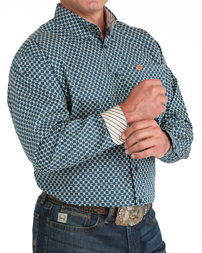 Cinch Mens Button Through Western L/S Shirt