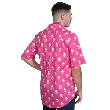 Just Country Mens Jordan Full Button S/S Print Workshirt