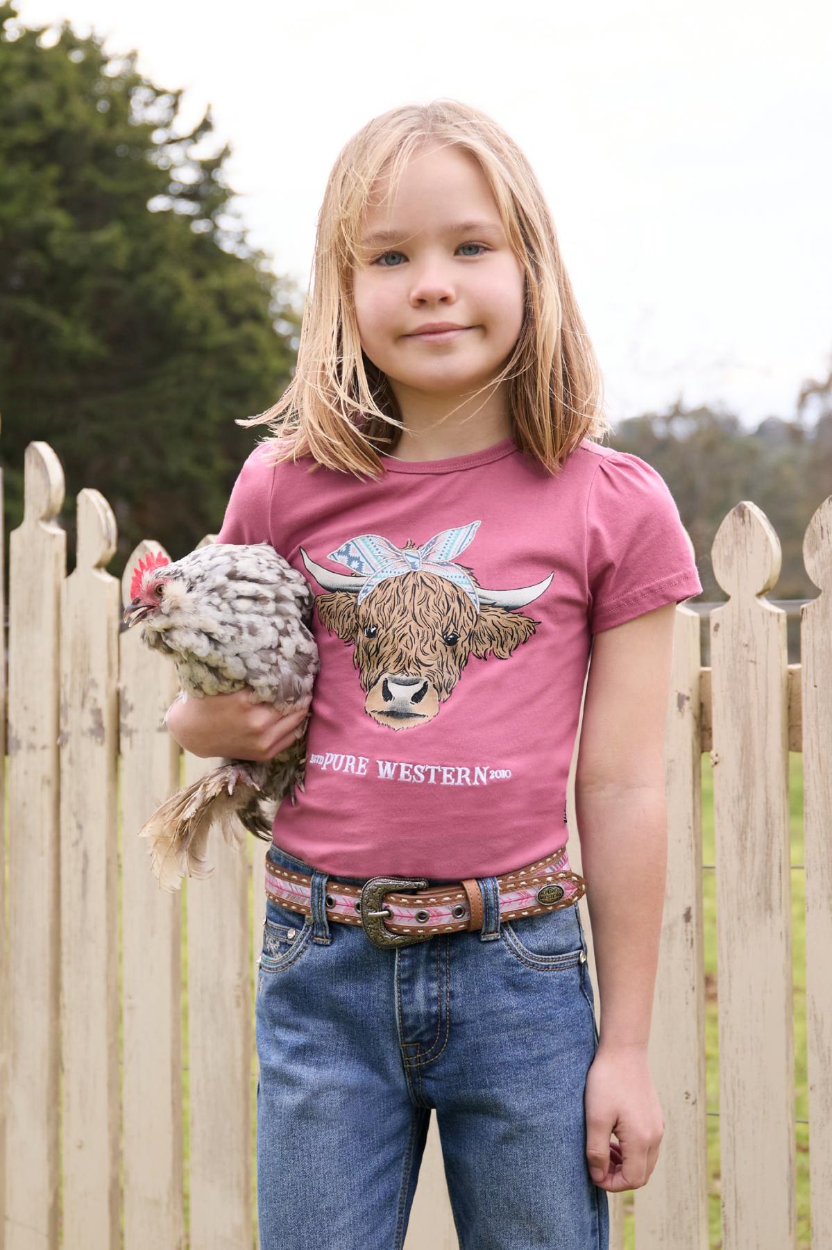 Pure Western Girls Estelle S/S Tee
