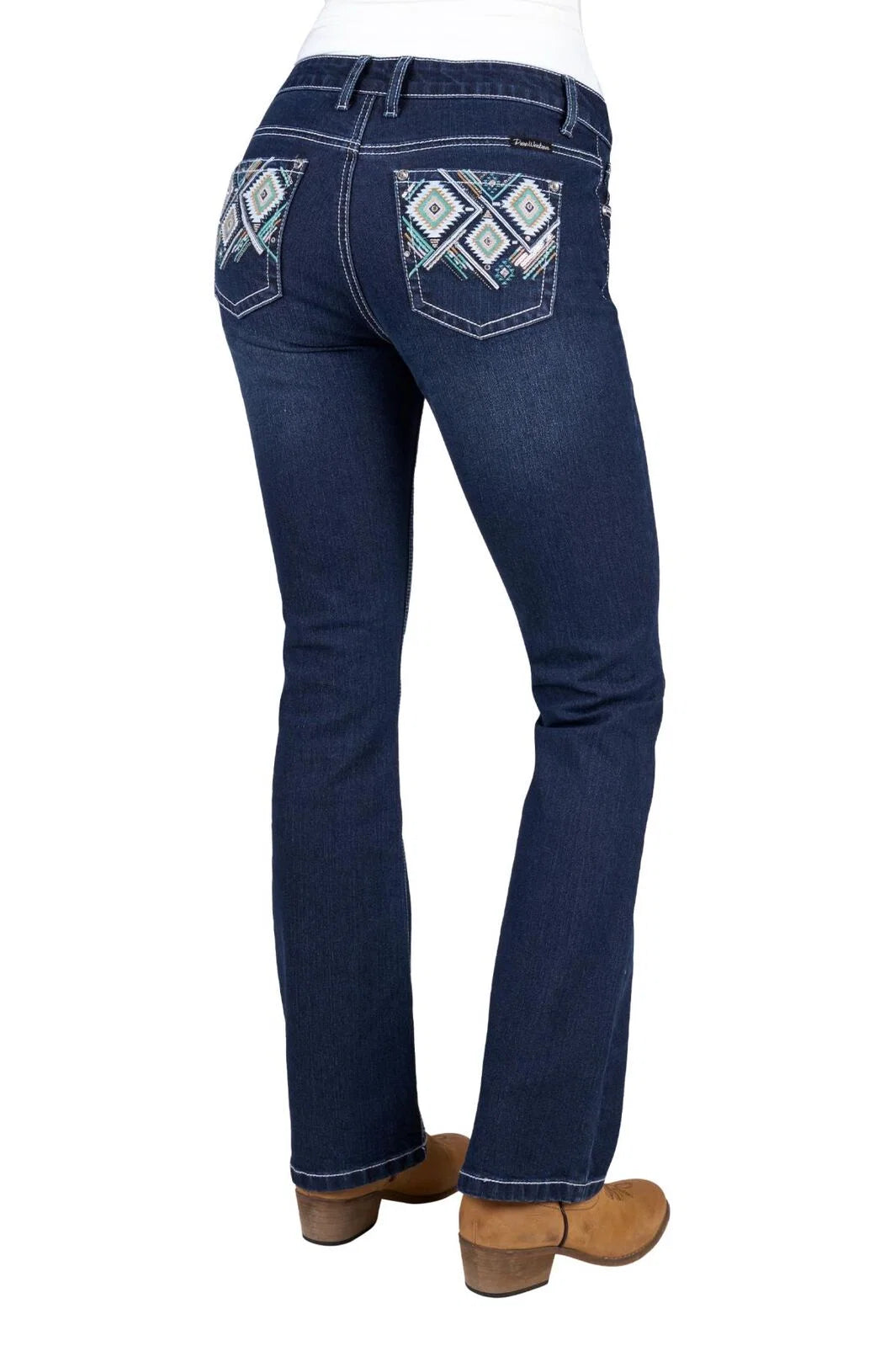 Pure Western Womens Meg Boot Cut 32L Jeans