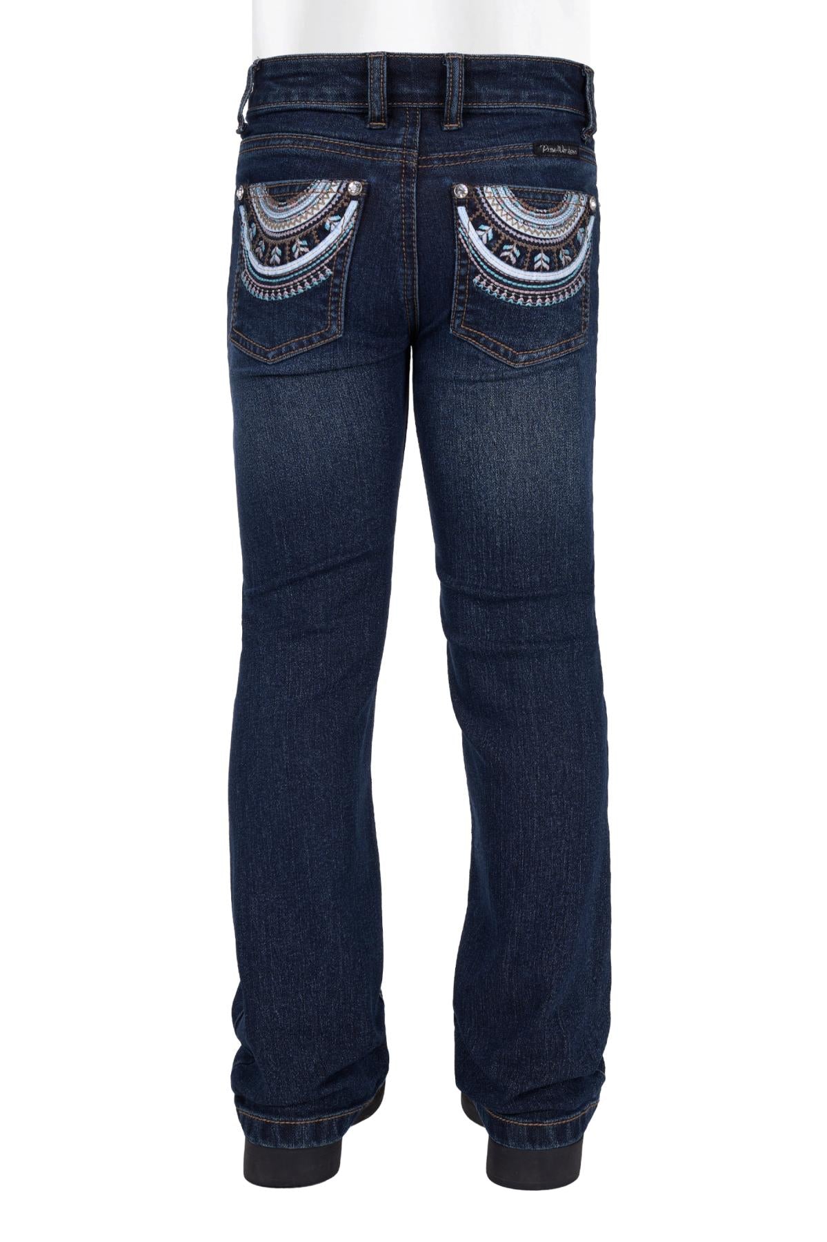 Pure Western Girls Pat Boot Cut Jeans