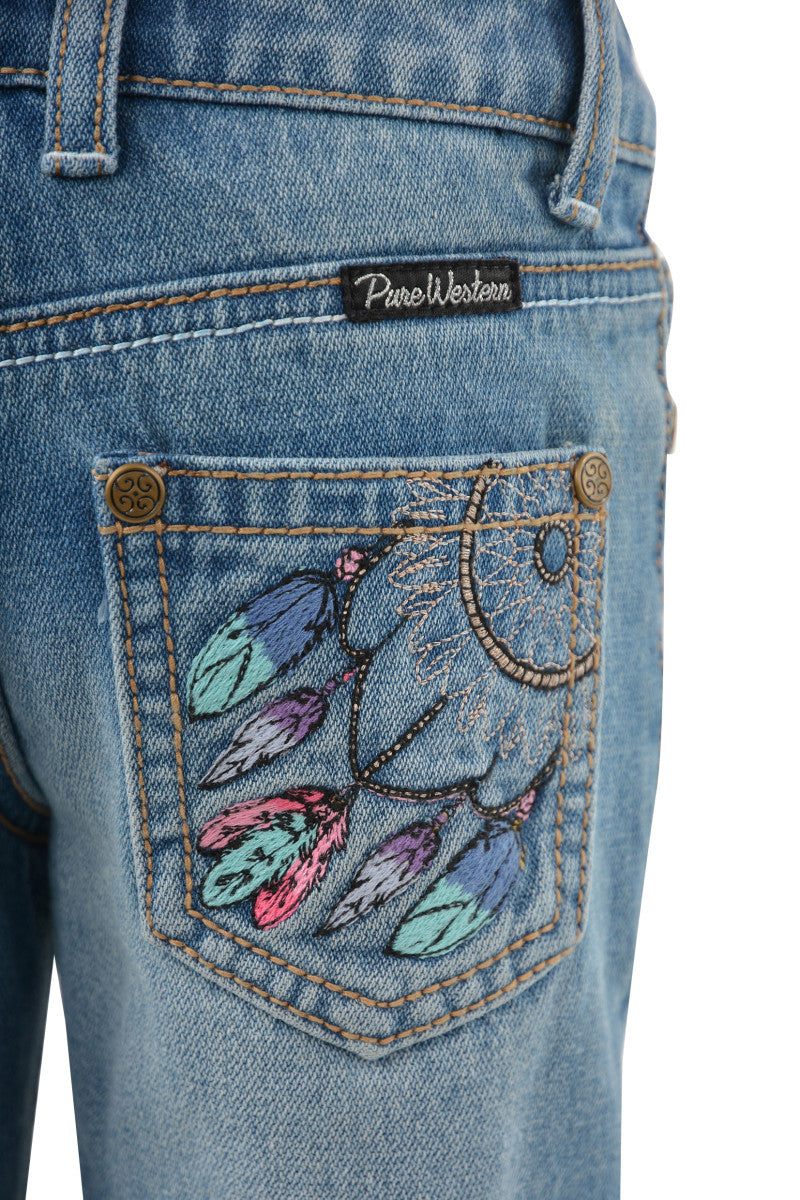 Pure Western Girls Sunny Boot Cut Jean