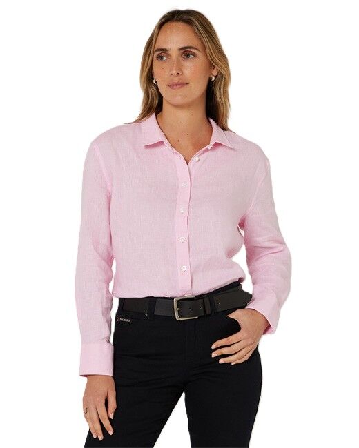 Pilbara Womens L/S Linen Shirt