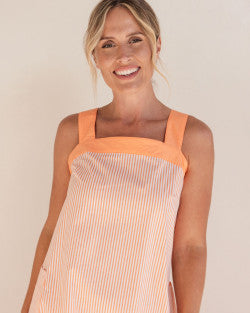 See Saw Womens Pinafore Cotton Dress