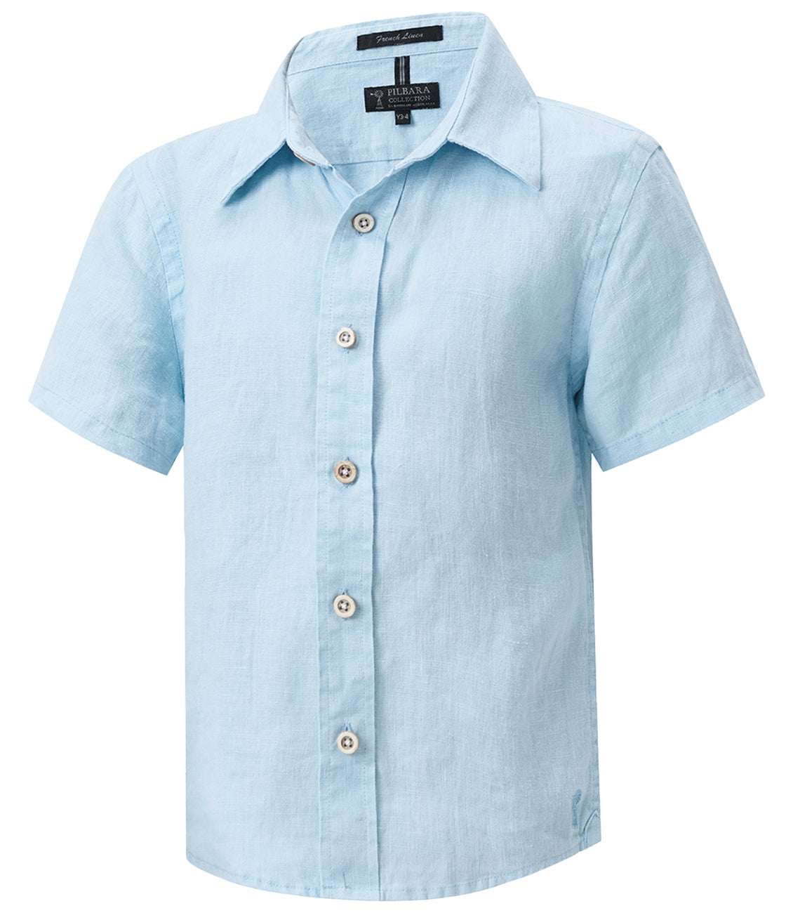 Pilbara Kids Linen S/S Shirt