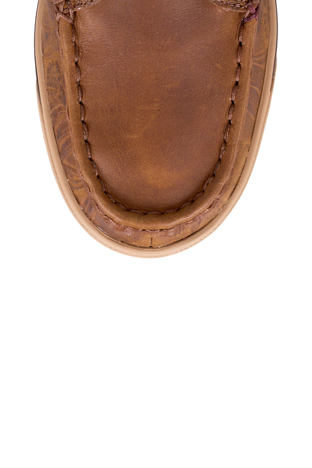 Twisted X Womens Leather Loper Lace Up Slip On