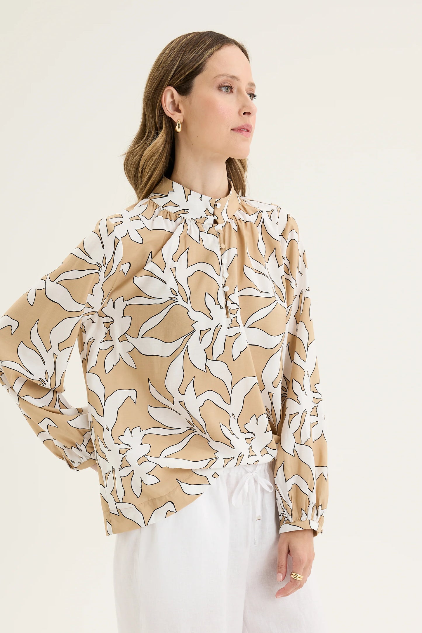 Yarra Trail Womens Broadleaf Top