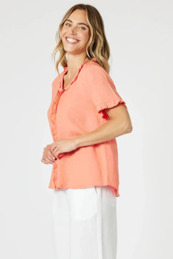 Gordon Smith Womens Lino Tiffany Top