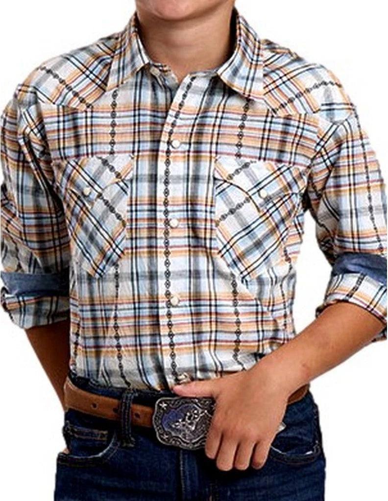 Roper Boys West Made Collection L/S Shirt