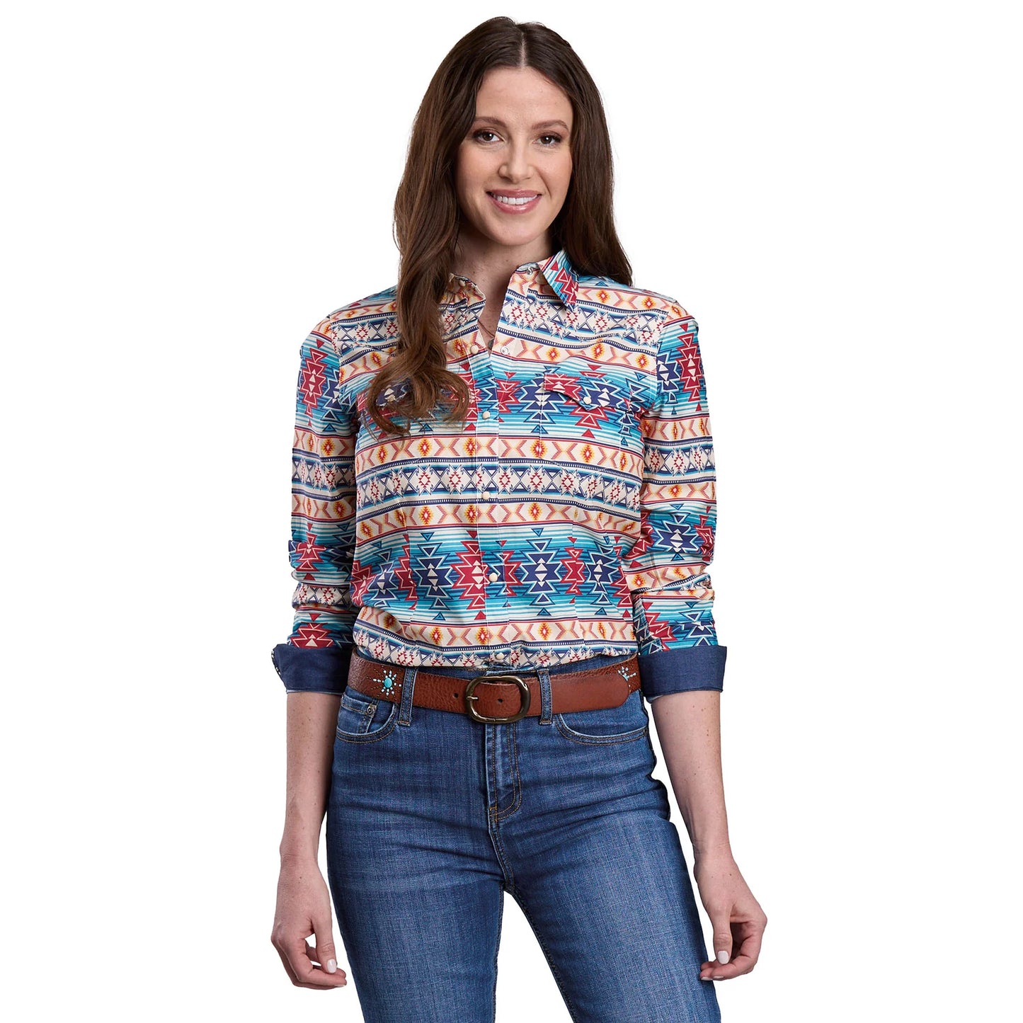 Roper Womens West Made Collection L/S Shirt