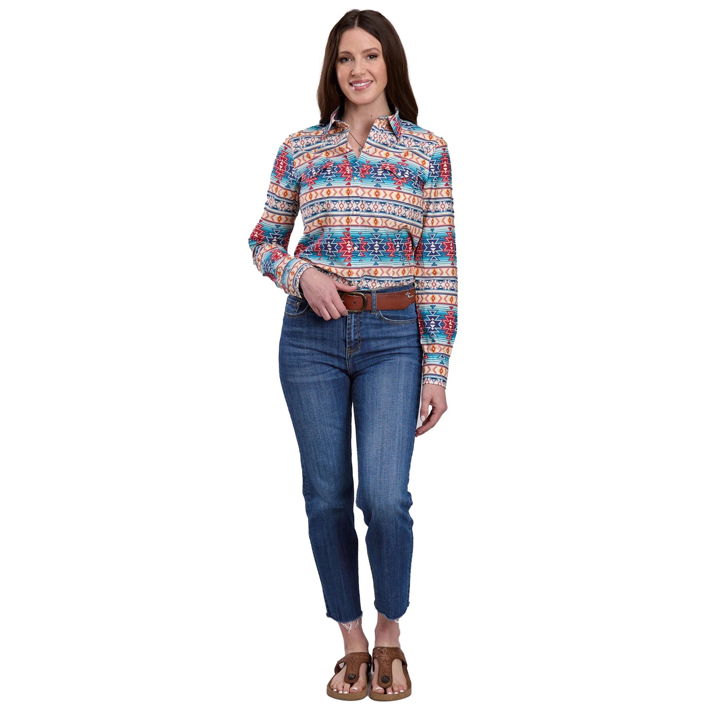 Roper Womens West Made Collection L/S Shirt