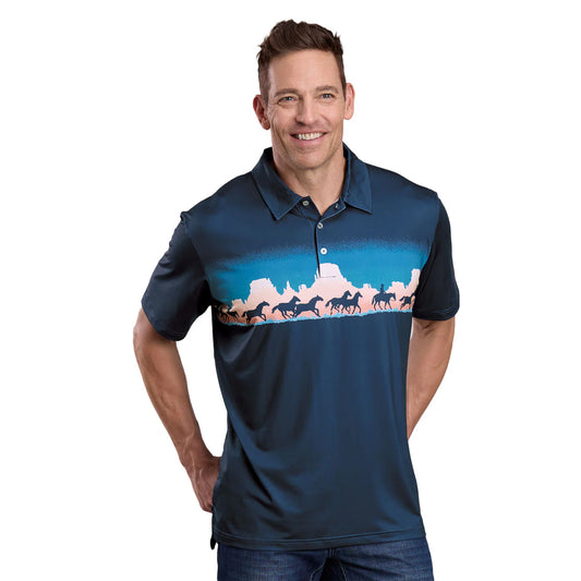 Roper Mens Active Collection S/S Polo Shirt