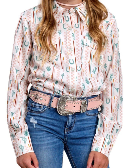 Roper Girls Five Star Collection L/S Shirt