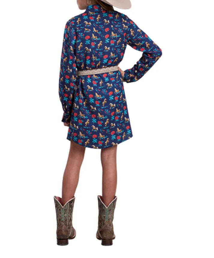Roper Girls Five Star Collection L/S Dress