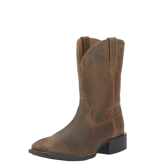 Ariat Mens Heritage Roper Wide Square Toe Boot