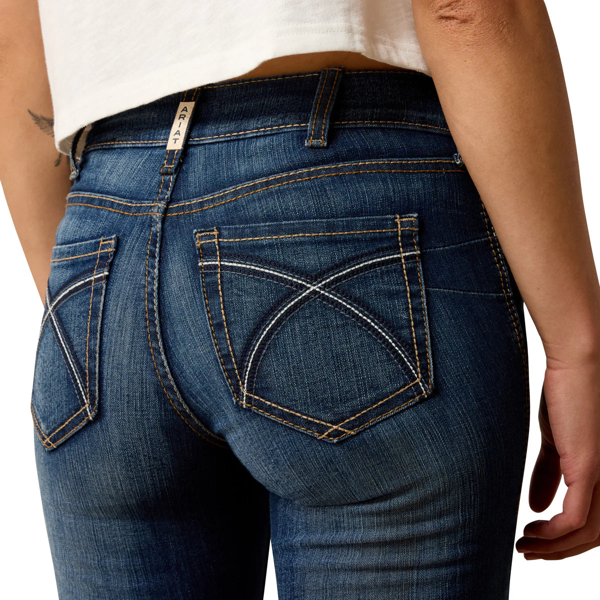 Ariat Womens Real Perfect Rise Rosa Boot Cut XL Jeans
