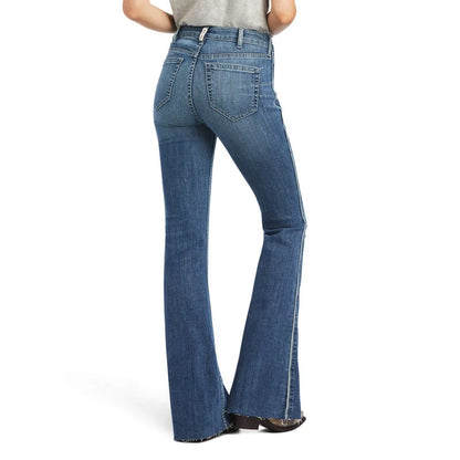 Ariat Womens High Rise Flare Piper Jean Xlong Leg