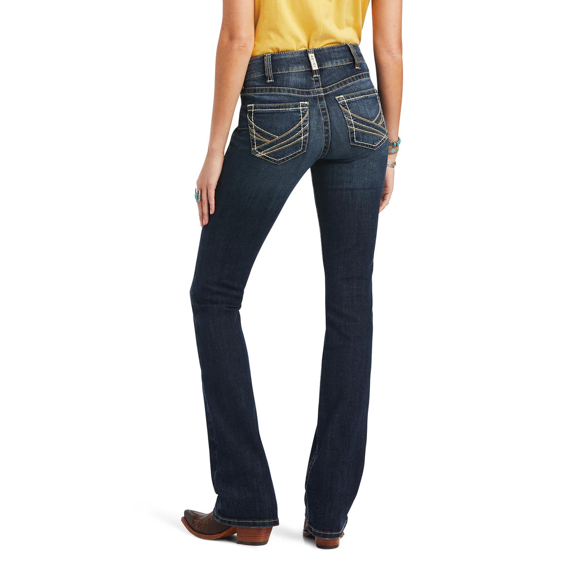Ariat Womens Real Perfect Rise Lexi Boot Cut Long Leg Jeans